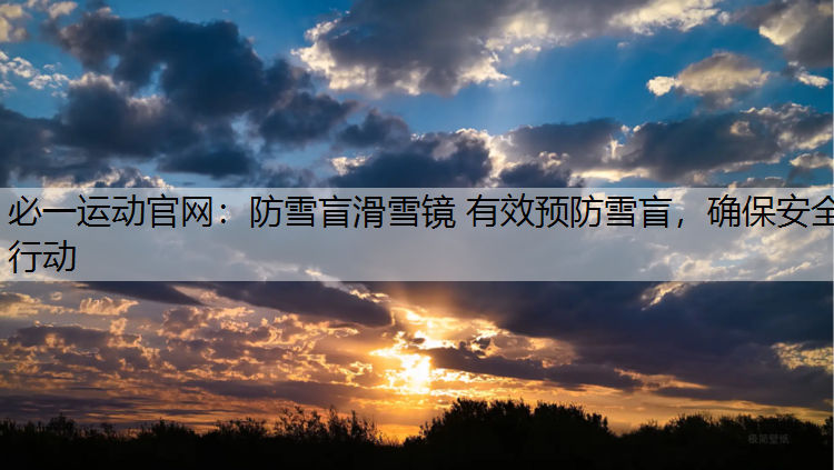 防雪盲滑雪镜 有效预防雪盲，确保安全行动